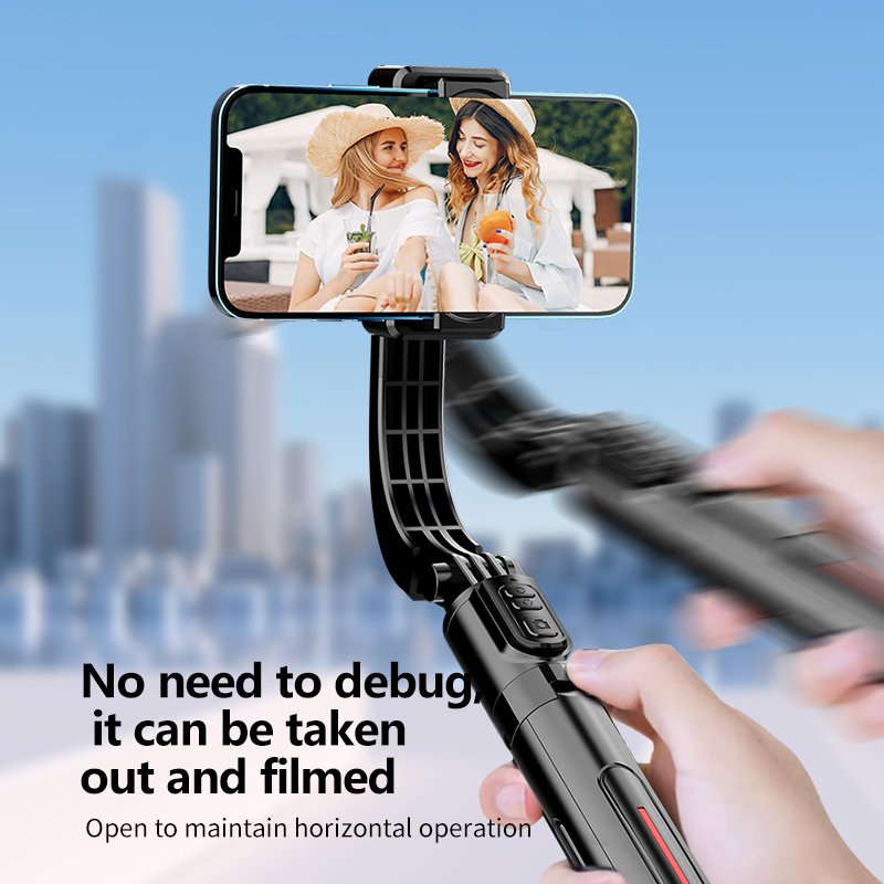 CO8 Super anti-shake rotatable mobile phone stand, multi-function unidirectional joint single-axis stabilizer