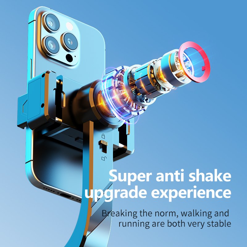 CO8 Super anti-shake rotatable mobile phone stand, multi-function unidirectional joint single-axis stabilizer