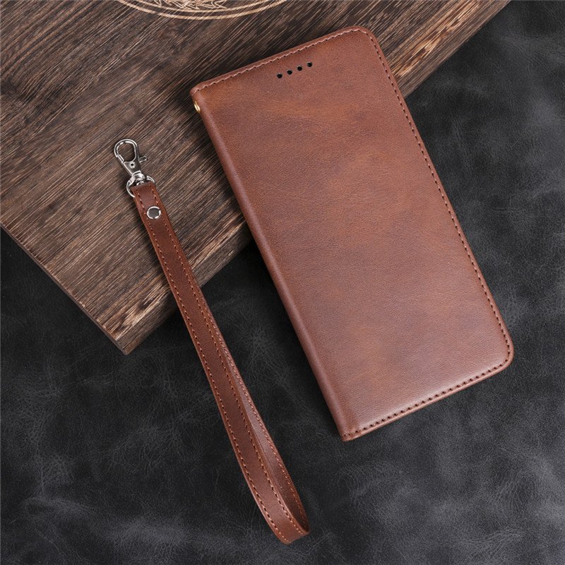Calfskin Lanyard Business Wrist Strap Portable Leather Mobile Cell Phone Lanyard For All Smartphone Case Anti-lost
