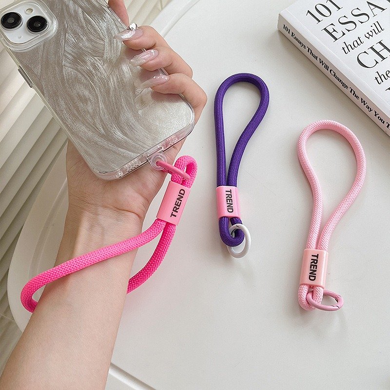 Short Mobile Phone Wrist Strap Cellphone Strap Lanyard Portable Keychain Hands Free Phone Straps Pendant