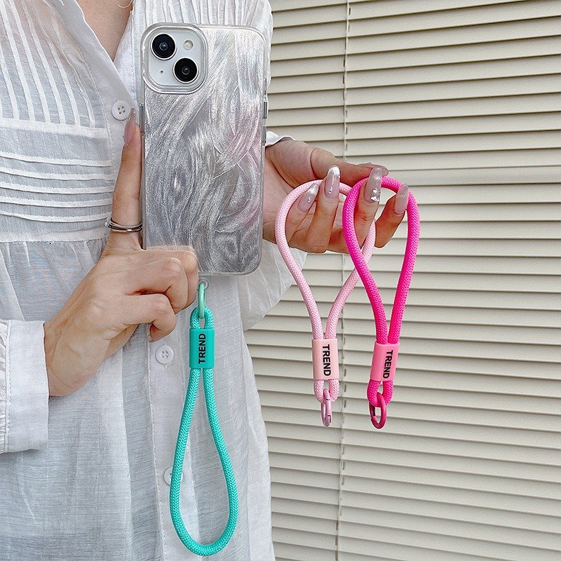 Short Mobile Phone Wrist Strap Cellphone Strap Lanyard Portable Keychain Hands Free Phone Straps Pendant
