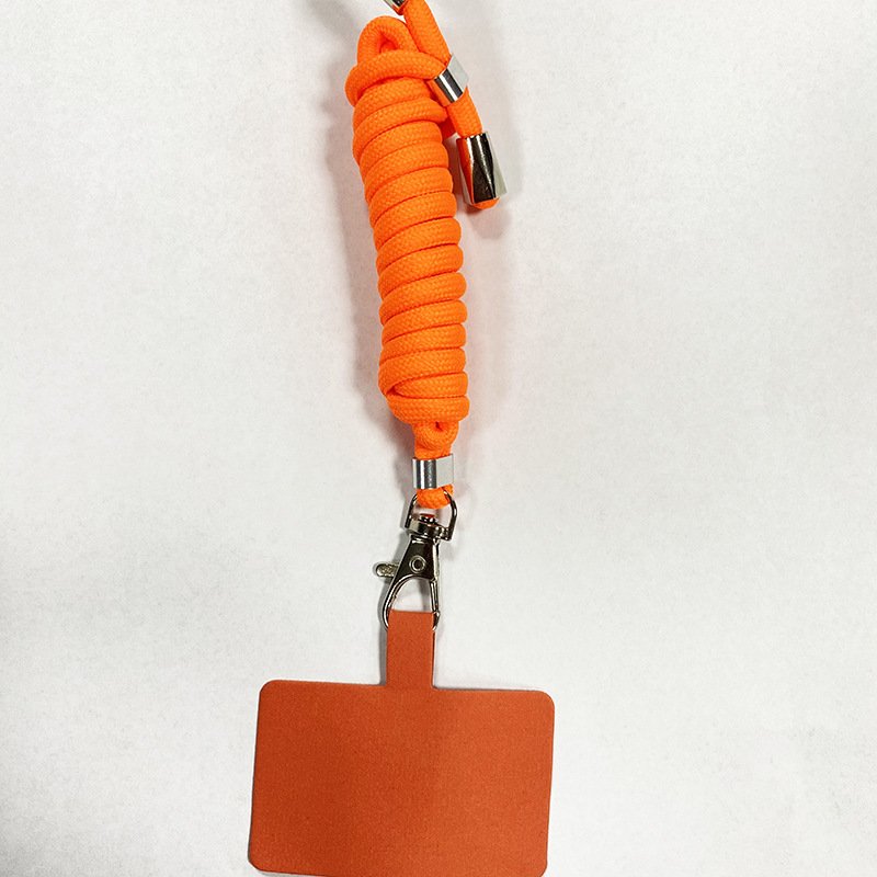 Adjustable Cell Phone Crossbody Lanyard With Nylon Patch Smartphones Neck Strap