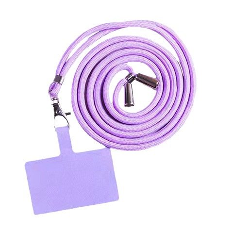 Adjustable Cell Phone Crossbody Lanyard With Nylon Patch Smartphones Neck Strap