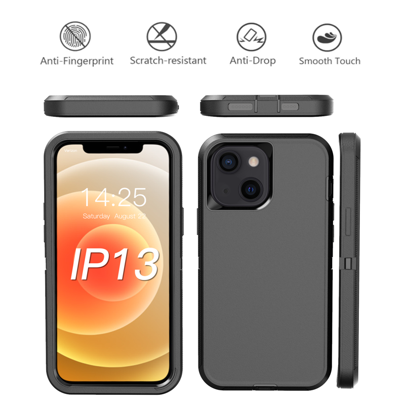 Defender Case For iPhone 15 14 13 Pro Max 12 Mini 11 Pro Xs Max XR 8 Plus Heavy Protection Shockproof Armor Cover With Clip