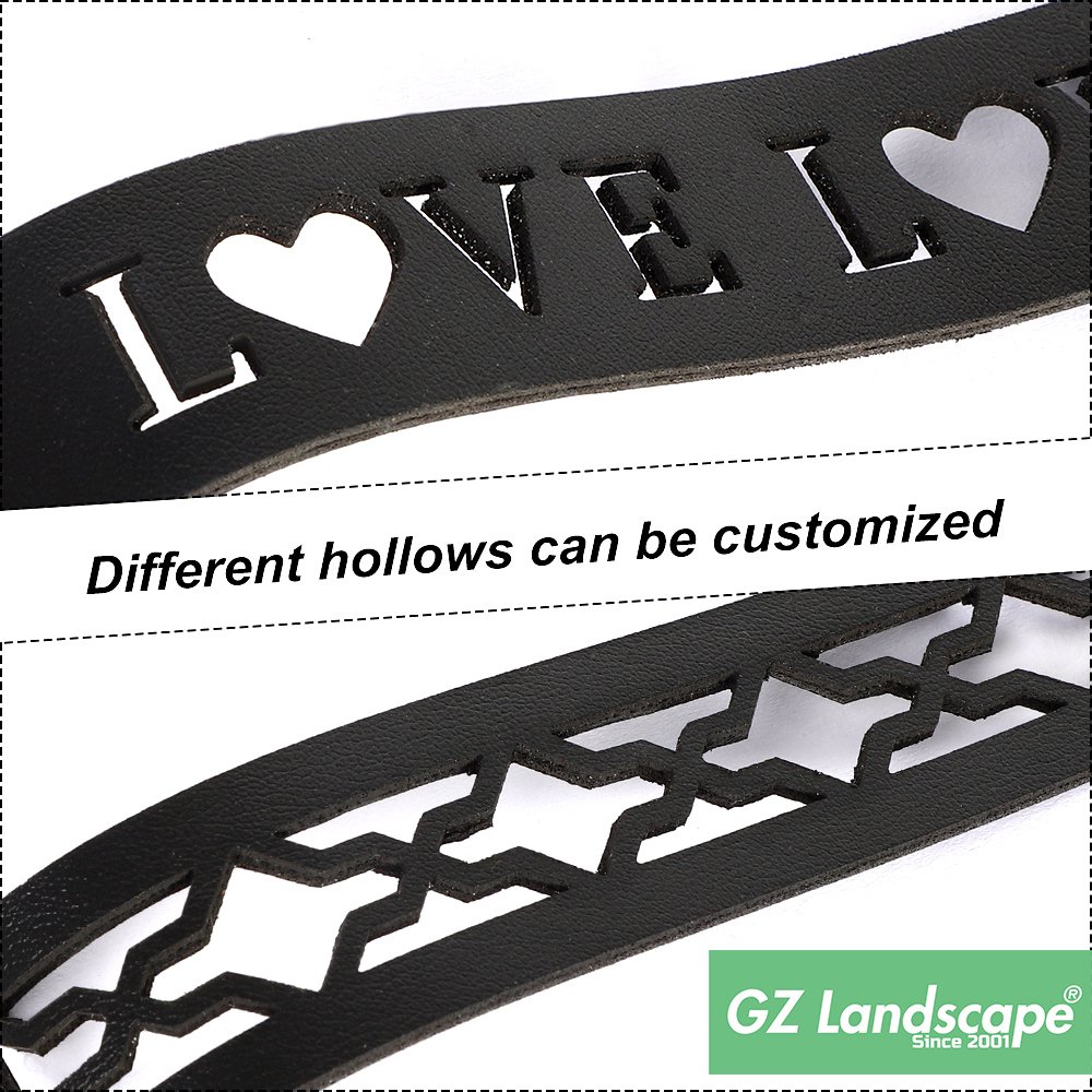 Custom hollow out logo fashion wrist strap mobile phone pu leather keychain phone lanyard