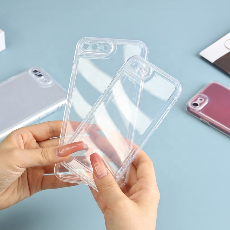 Back Cover Soft TPU Clear Transparent Sublimation Custom Cell Mobile Phone Case For iPhone 15 14 13 12 11 Pro Max 8 X Plus XR XS