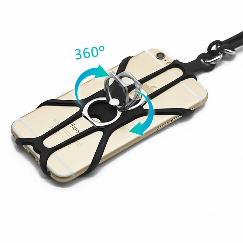 Universal Silicone Adjust Phone Lanyard Holder Case Cover Phone Neck Strap Necklace Sling For Mobile Phone Lanyard