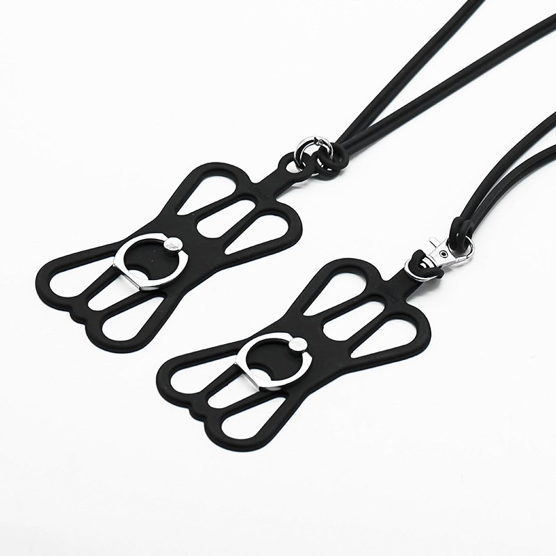 Universal Silicone Adjust Phone Lanyard Holder Case Cover Phone Neck Strap Necklace Sling For Mobile Phone Lanyard