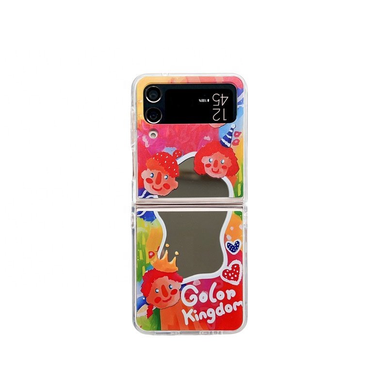 For Summer Printing Make UP tpu pc cover 5g samsung galaxy flip zflip 6 z fold 3 4 5 z5 cell Phone Case