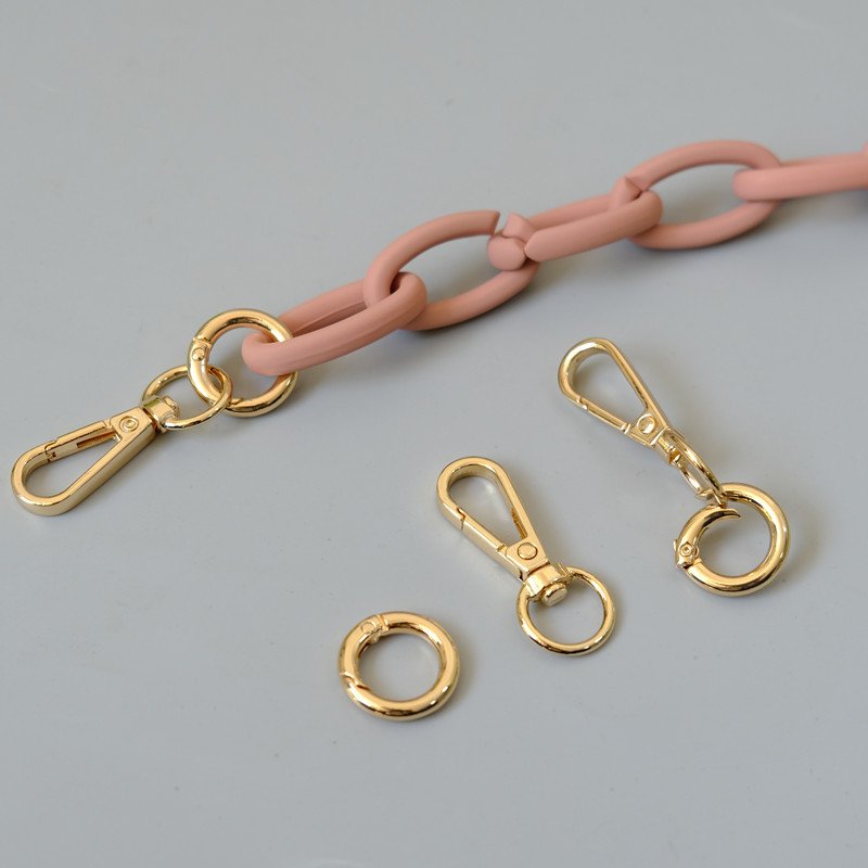Versatile Matte Acrylic Mobile Phone Chain Universal Phone Lanyard Vintage Detachable Bag Chain Phone Crossbody Necklace