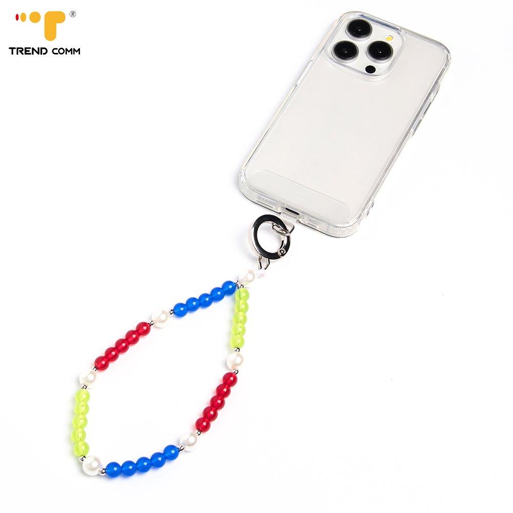 New Fashion Jewelry Color Crystal Beaded Style Mobile Phone Chains Beads Women Phone Strap Phone Charms