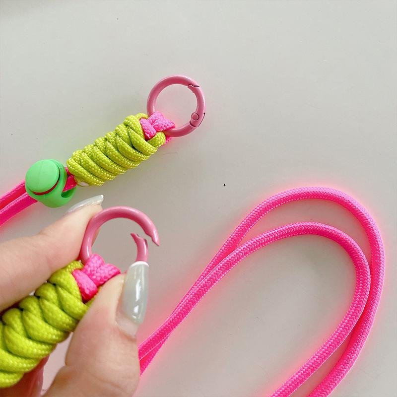 Fashion Universal Crossbody Nylon Mobil Phone Lanyard Removable Anti-Lost Hanging Rope Strap