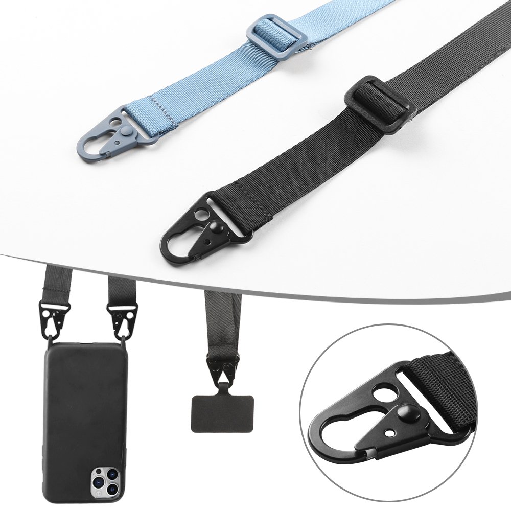 Crossbody Necklace Detachable Holder Nylon Adjustable Patch Universal Cell Phone Straps Lanyard For Iphone Mobile Case