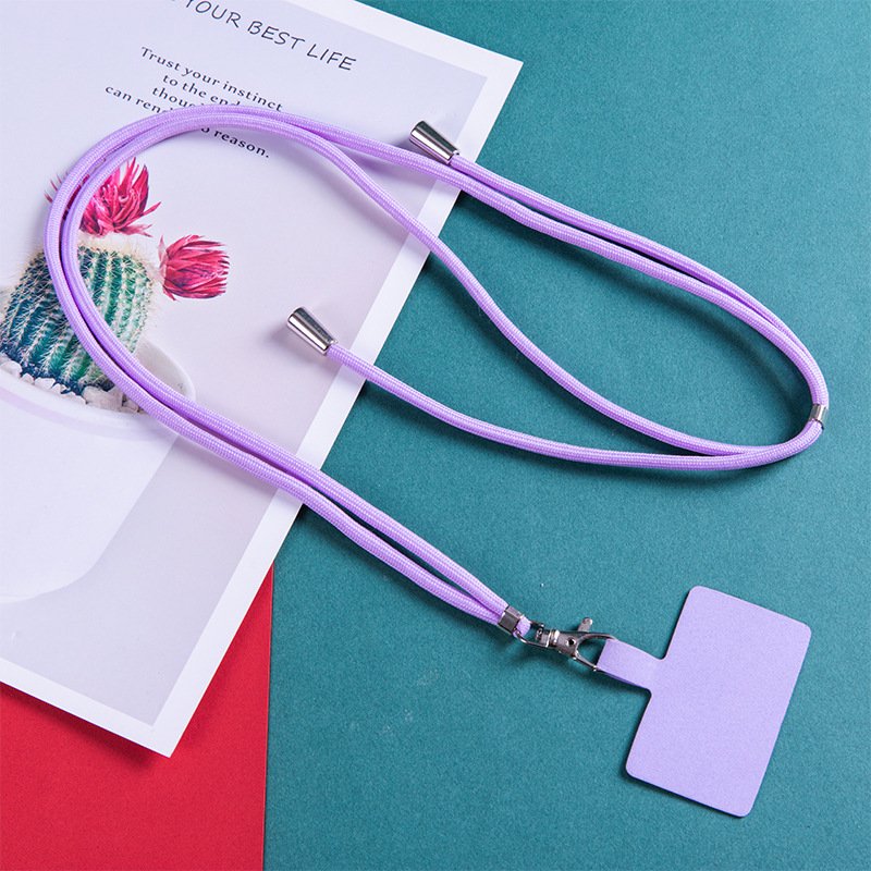 Universal Patch Anti-lost Neck Cord Phone Lanyard Crossbody Detachable Phone Safety Tether Case Straps Adjustable Keychain Chain