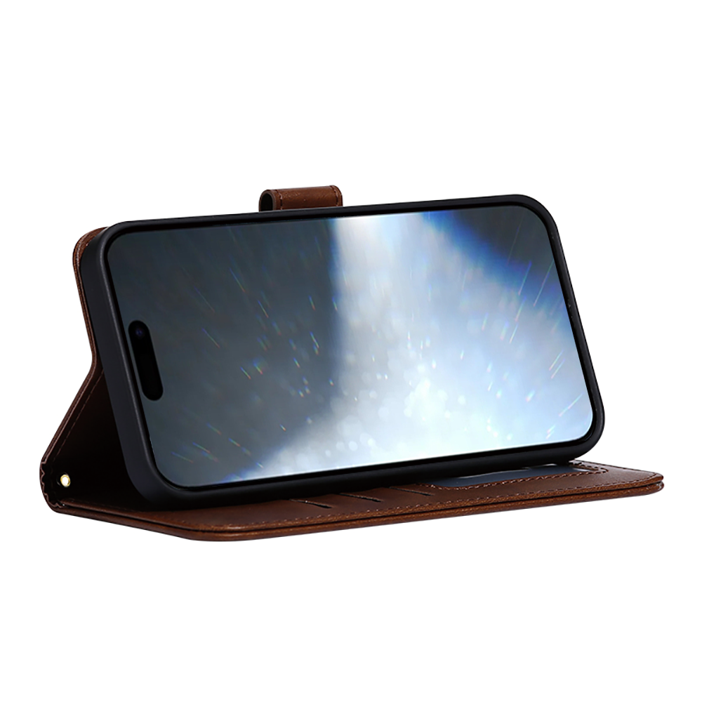Fashion Wallet Phone Case For iPhone 16 Pro Max Flip Magnetic Leather Cover Protective Cases