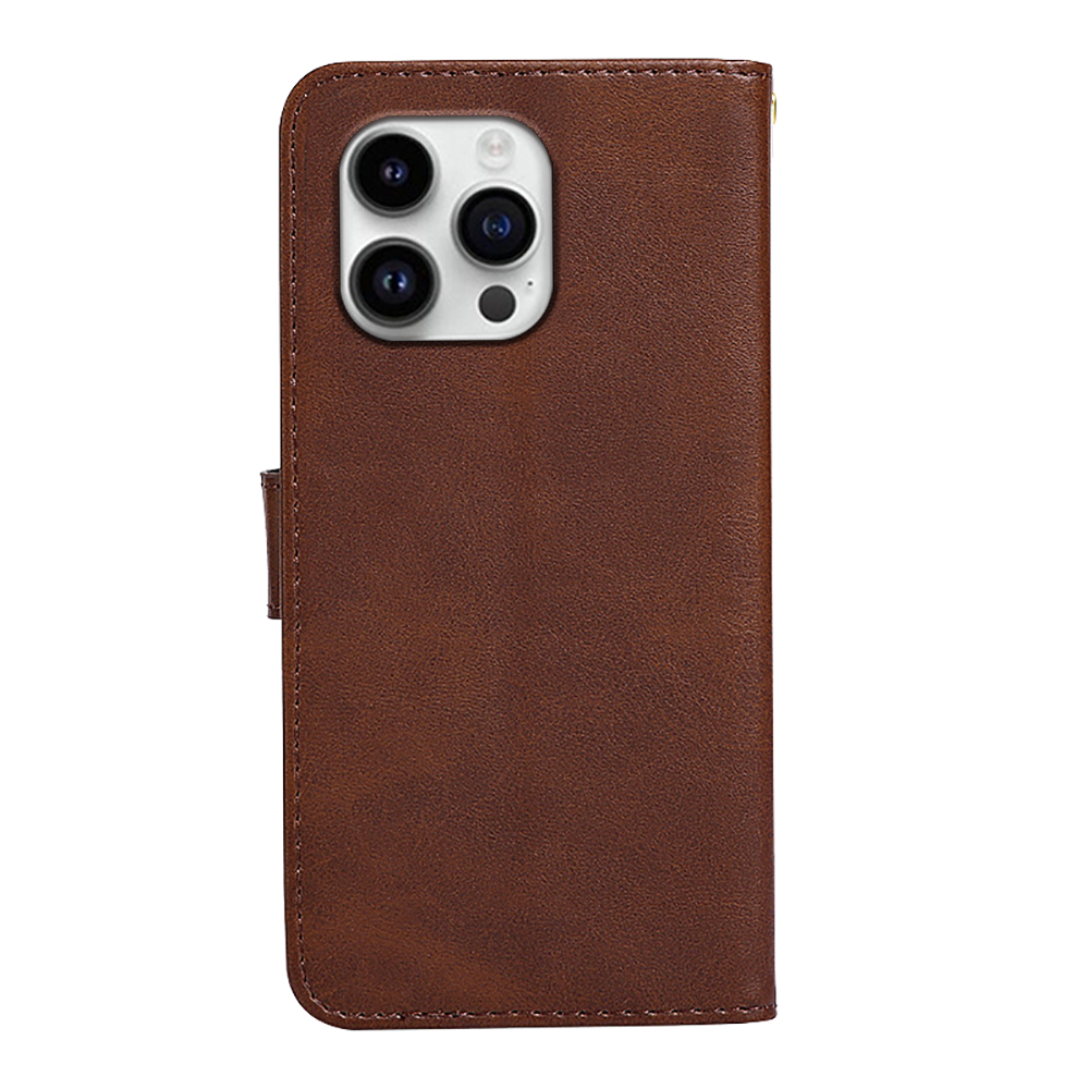 Fashion Wallet Phone Case For iPhone 16 Pro Max Flip Magnetic Leather Cover Protective Cases