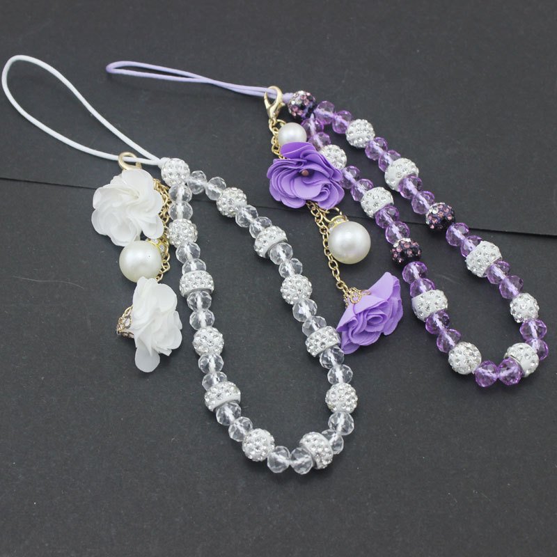 Customized mobile phone case lanyard universal diagonal necklace rope lanyard cotton rope belt mobile phone accessories