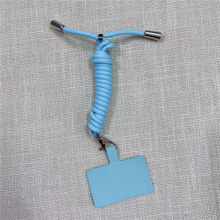 Cute Polyester Phone Case Chain Charm Teacher Lanyard Badge String Mobile Straps to Prevent Loss with Key Ropes Usage