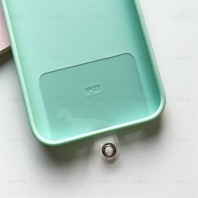 Universal Transparent Patch PVC Mobile Phone Case Back Sticker Lanyard Hanging Slice Lanyard Gasket for Phone Case Strap