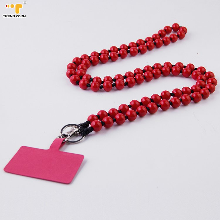 Universal Customized Phone Holder retractable neck Hook Case Mobile Phone wood for iphone strap key chain