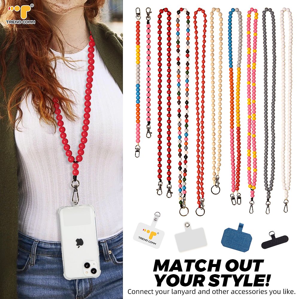 Universal Customized Phone Holder retractable neck Hook Case Mobile Phone wood for iphone strap key chain