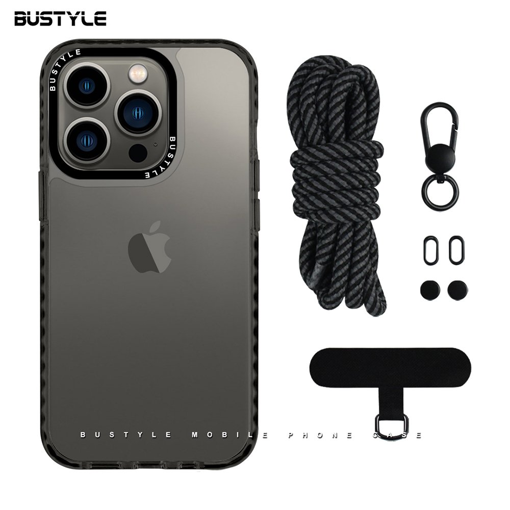 Universal Mobile Phone Strap Customized Color Crossbody Phone Necklace Lanyard Holder With Patch Detachable Adjustable Long Rope