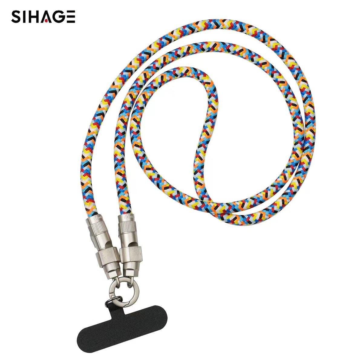 Multi-function Crossbody Strap Wristband 2in1 Lanyard Data Cable PD 60W Type-c USB Charging Cables
