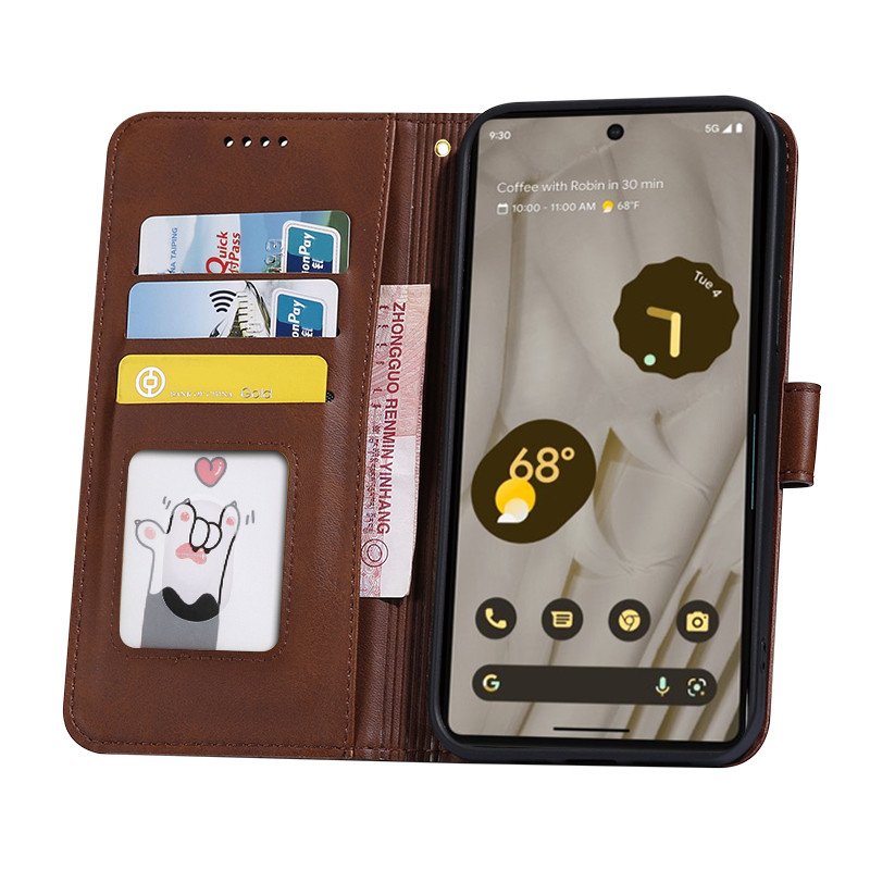 Flip Leather Phone Case For Google Pixel 8 7 Pro 7a 6a 5a 5 4 3 XL 8a Wallet Case with Card Slots Holder Protective Case