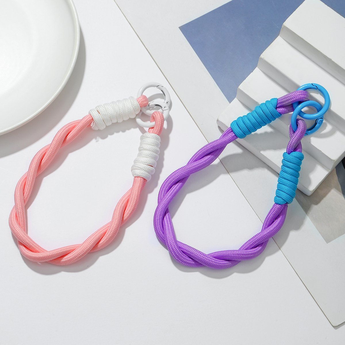 Fashion DIY Universal Cell Phone Strap For Most SmartPhones Adjustable Wristband Lanyard Short Mobile Phone Wrist Strap