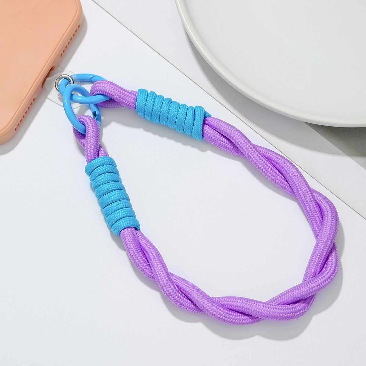 Fashion DIY Universal Cell Phone Strap For Most SmartPhones Adjustable Wristband Lanyard Short Mobile Phone Wrist Strap