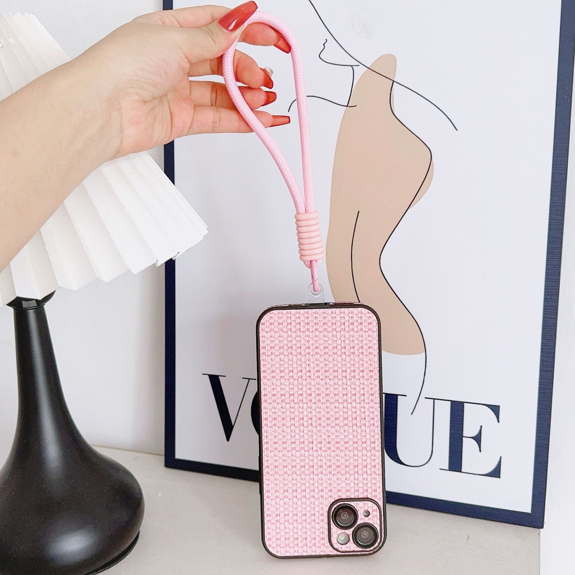 Candy Color Wrist Phone Rope Camera Phone Lanyard CellPhone Strap For Bottle For Mobile Phone Case