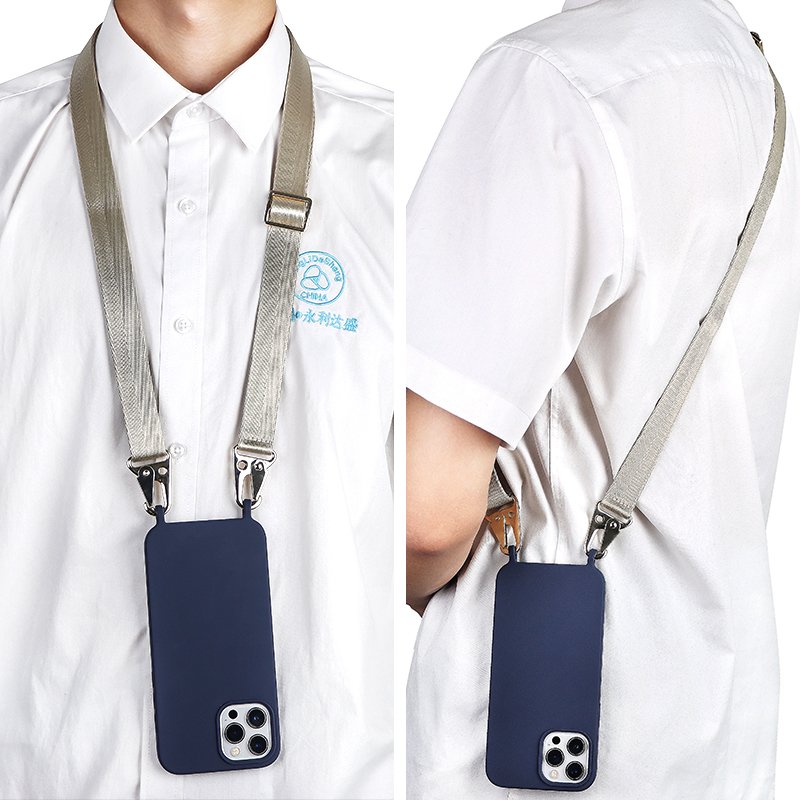 YLDS Customized Colorful Phone Accessories Shoulder Strap Polyester Phone Lanyard Mobile Phone Straps with Metal Snap Hooks