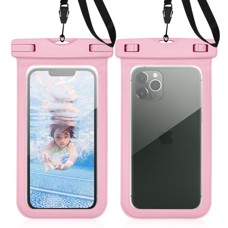Wholesale basic IPX8 waterproof mobile pvc cover diving pouch phone bag for phone