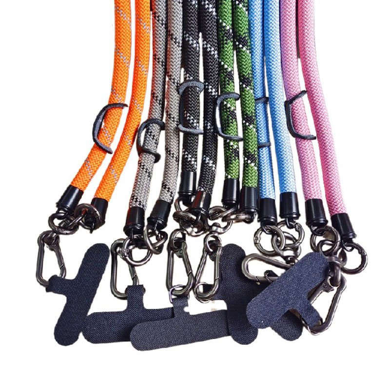 Laudtec SJS001 Universal Crossbody Nylon Lanyards Chest Strap Case Mobile-Phone Rope Tether Patch Lanyard Mobile Phone Straps