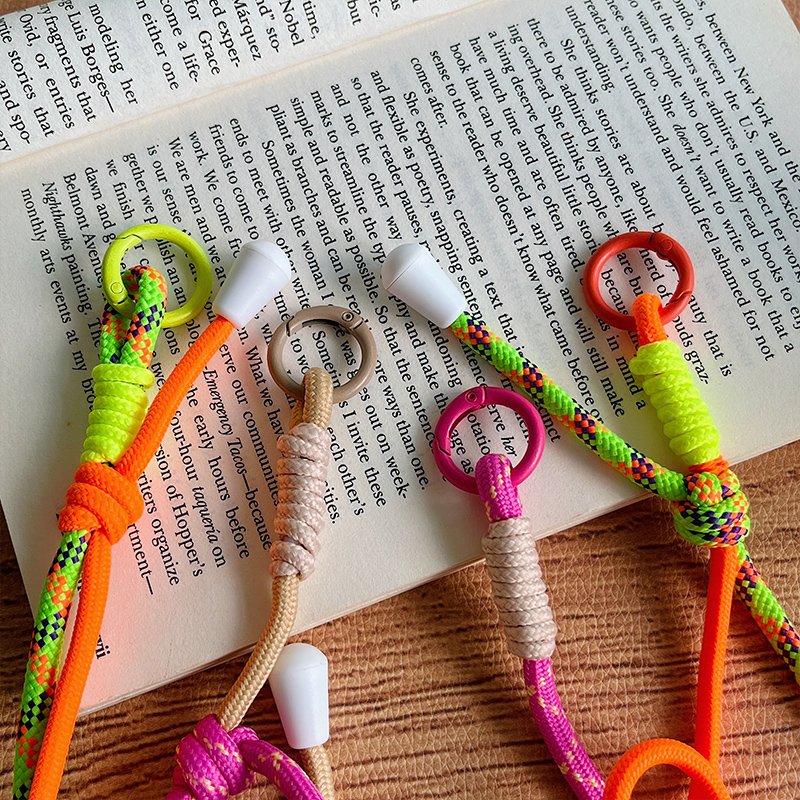 Adjustable Nylon Crossbody Phone Lanyard with Cute Design Polyester Wrist Strap Cell Phone Accessory for Gift Giving