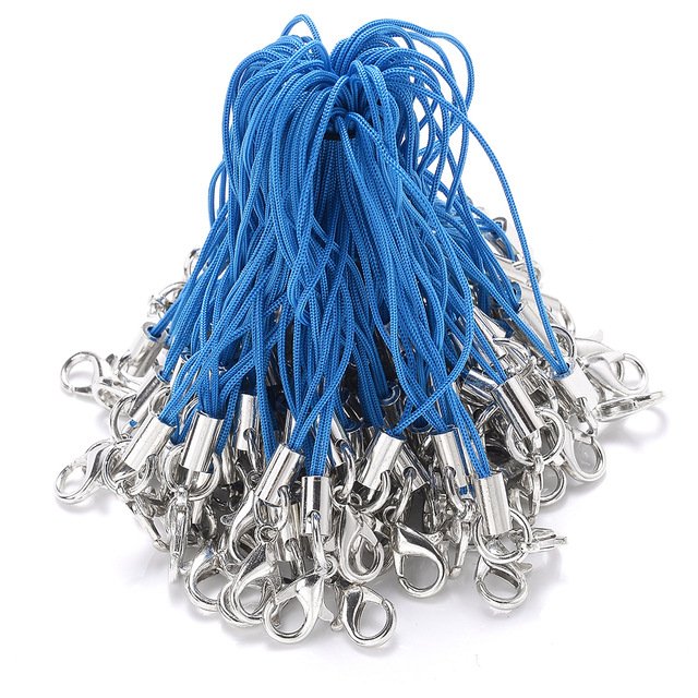 Lanyard Lariat Strap Cords Lobster Clasp Rope Keychain Hooks Mobile Set Charms Keyring Pendant Key Ring Accessories