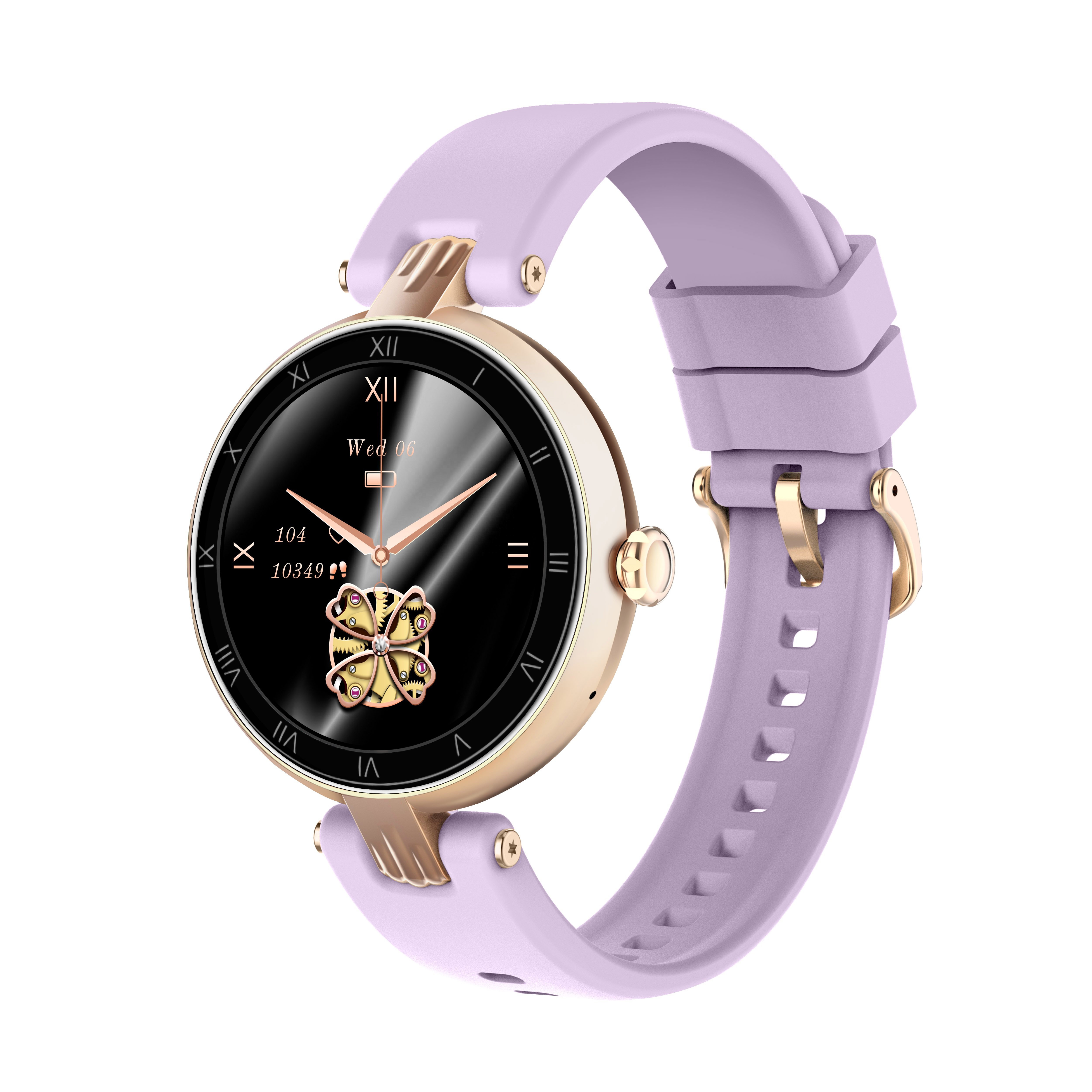 Ladies Women Girls Smart Watch BT Calling 1.09inch Full Touch Waterproof IP67 Heart Rate Monitor Fitness Tracker