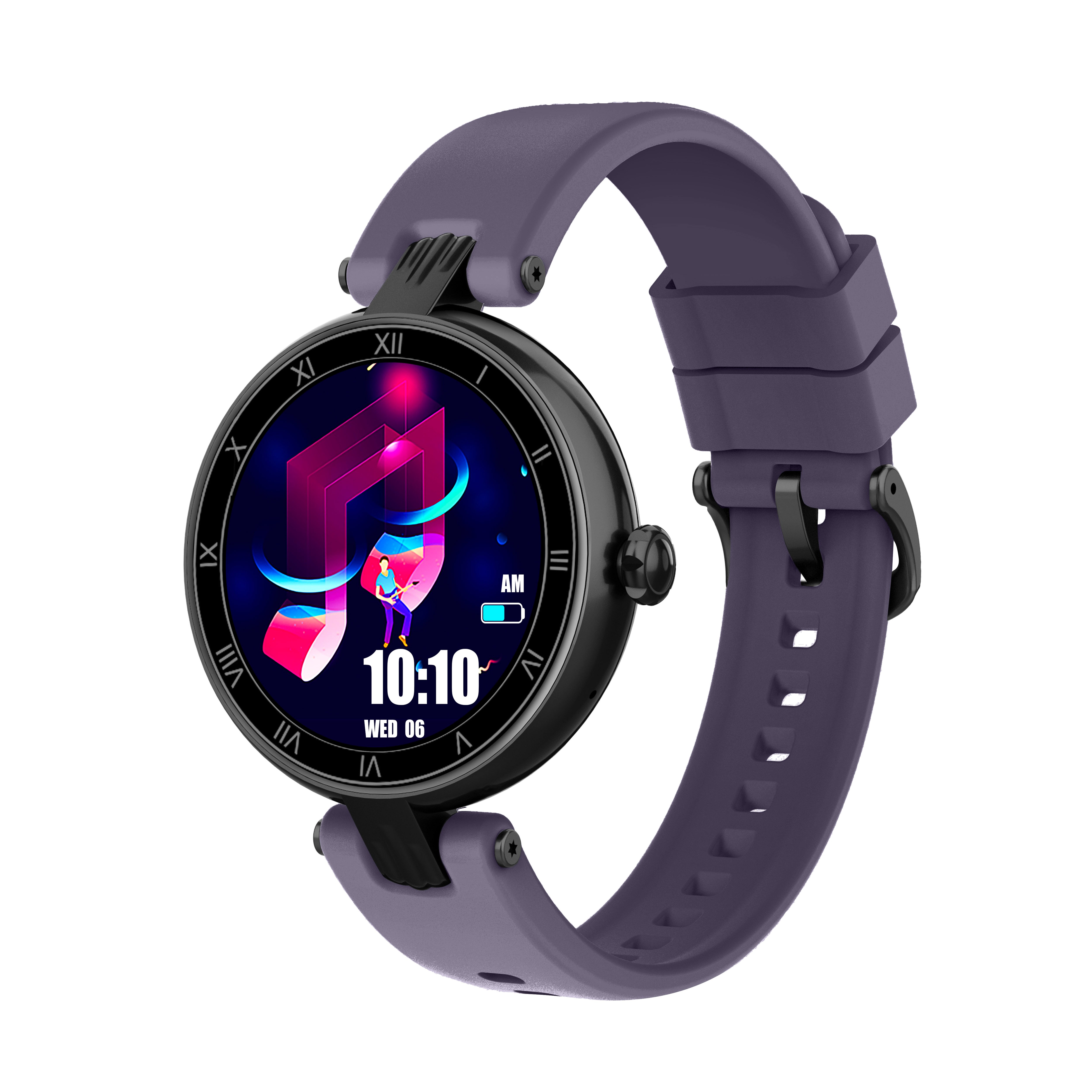 Ladies Women Girls Smart Watch BT Calling 1.09inch Full Touch Waterproof IP67 Heart Rate Monitor Fitness Tracker