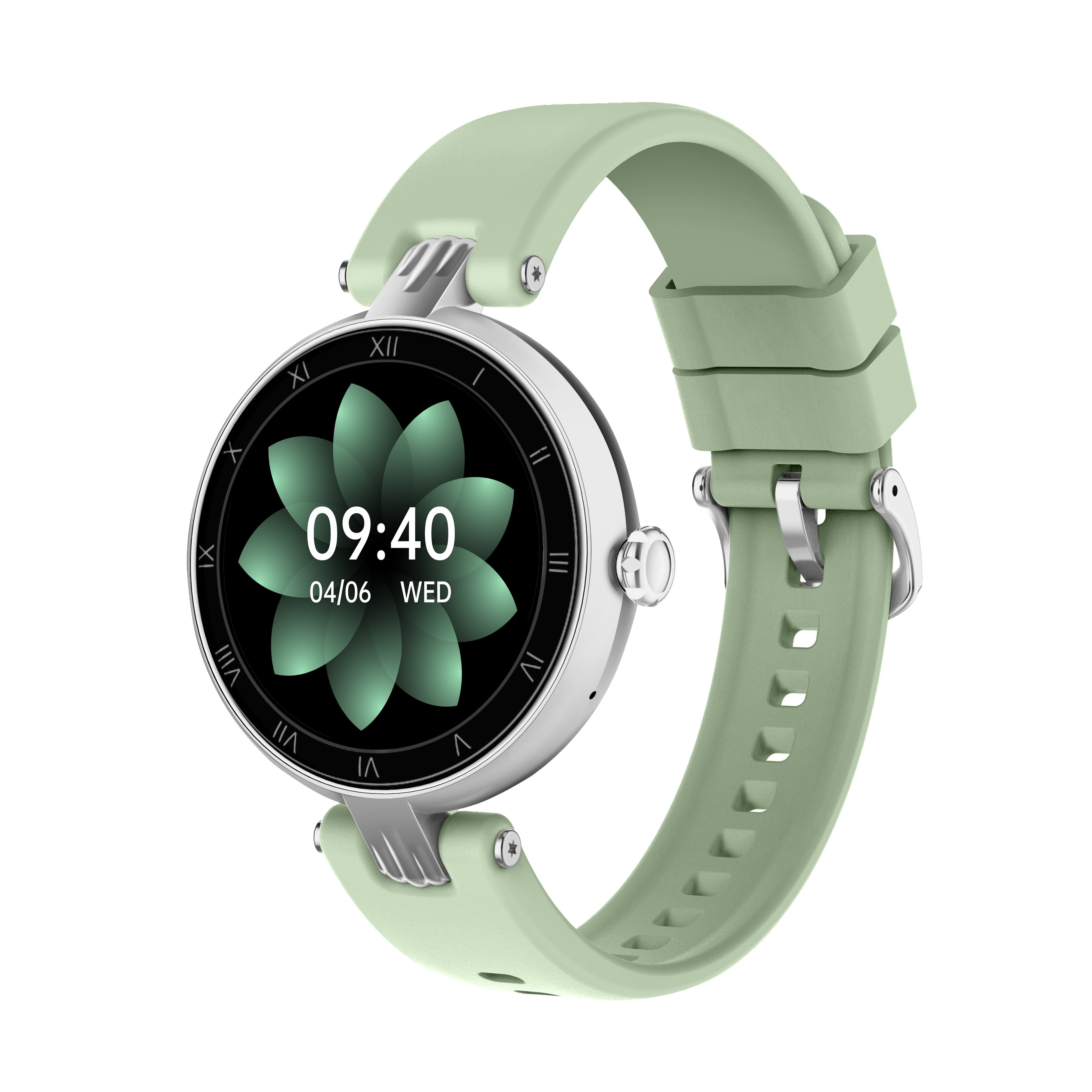Ladies Women Girls Smart Watch BT Calling 1.09inch Full Touch Waterproof IP67 Heart Rate Monitor Fitness Tracker
