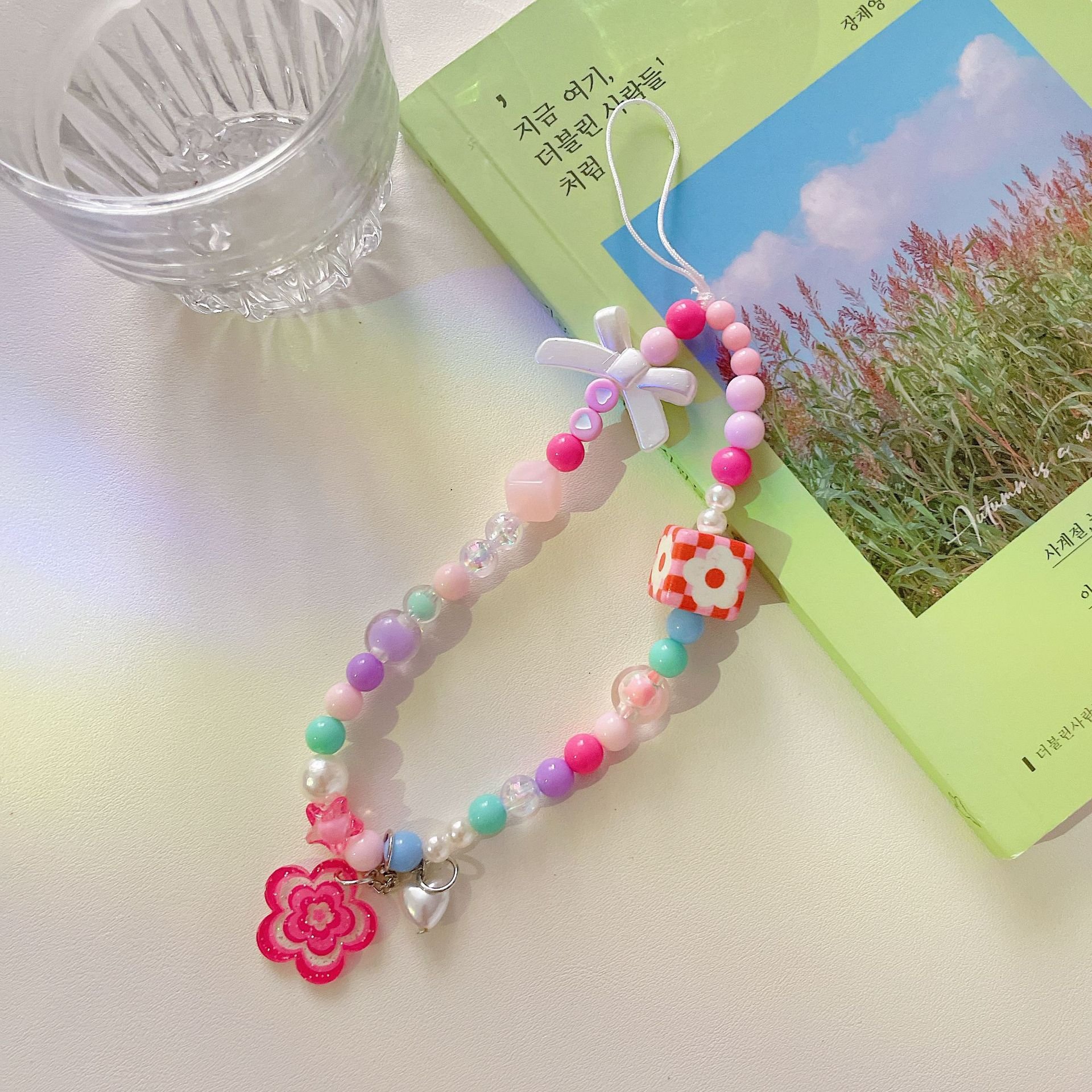 Handmade DIY Phone Strap Cell Phone Accessories Wrist Lanyard Bags Pendant Keychains Mobile Phone Straps