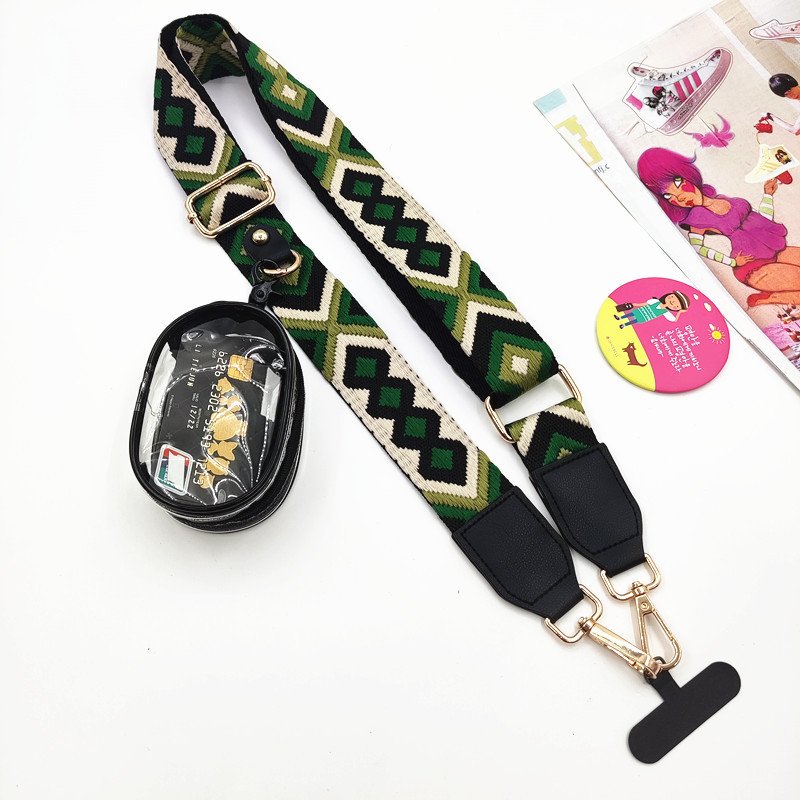 Hot Mobile Phone Portable Lanyard With Zipper Bag Removal Strap