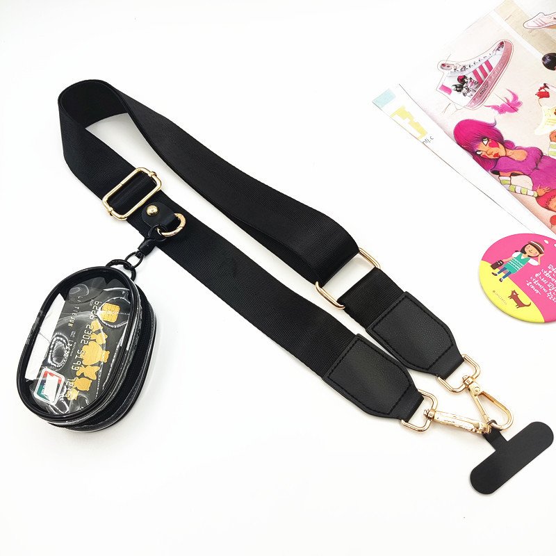 Hot Mobile Phone Portable Lanyard With Zipper Bag Removal Strap