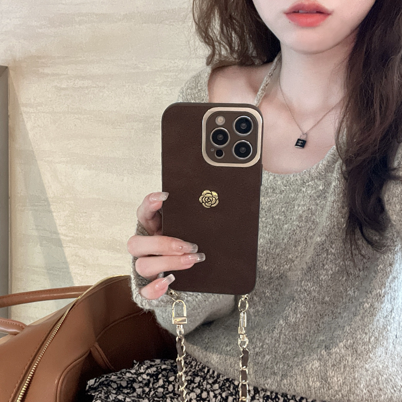 Adjustable High quality metal chain phone case cover straps Mobile Phone Bags Straps Cross-body Strap for iphone 15 15pro 14 13