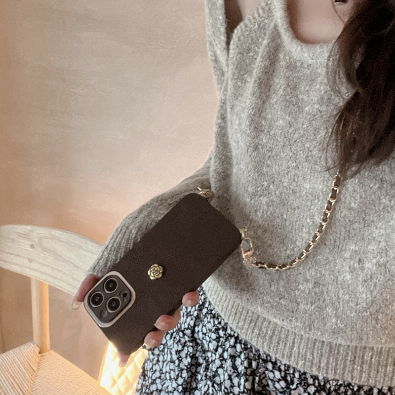 Adjustable High quality metal chain phone case cover straps Mobile Phone Bags Straps Cross-body Strap for iphone 15 15pro 14 13
