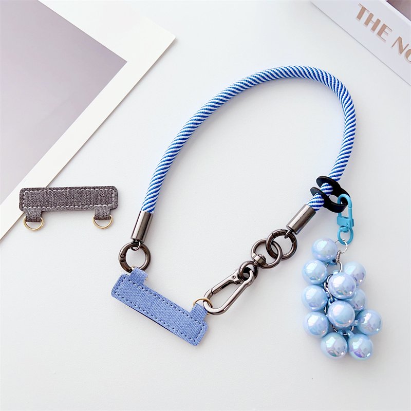 Universal mobile phone lanyard short wristlet strap rope keychain for smartphone