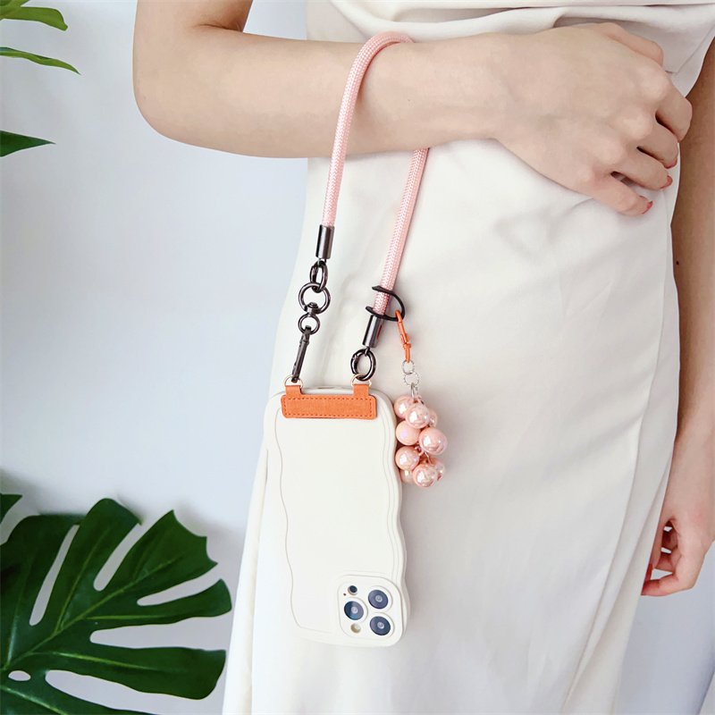 Universal mobile phone lanyard short wristlet strap rope keychain for smartphone