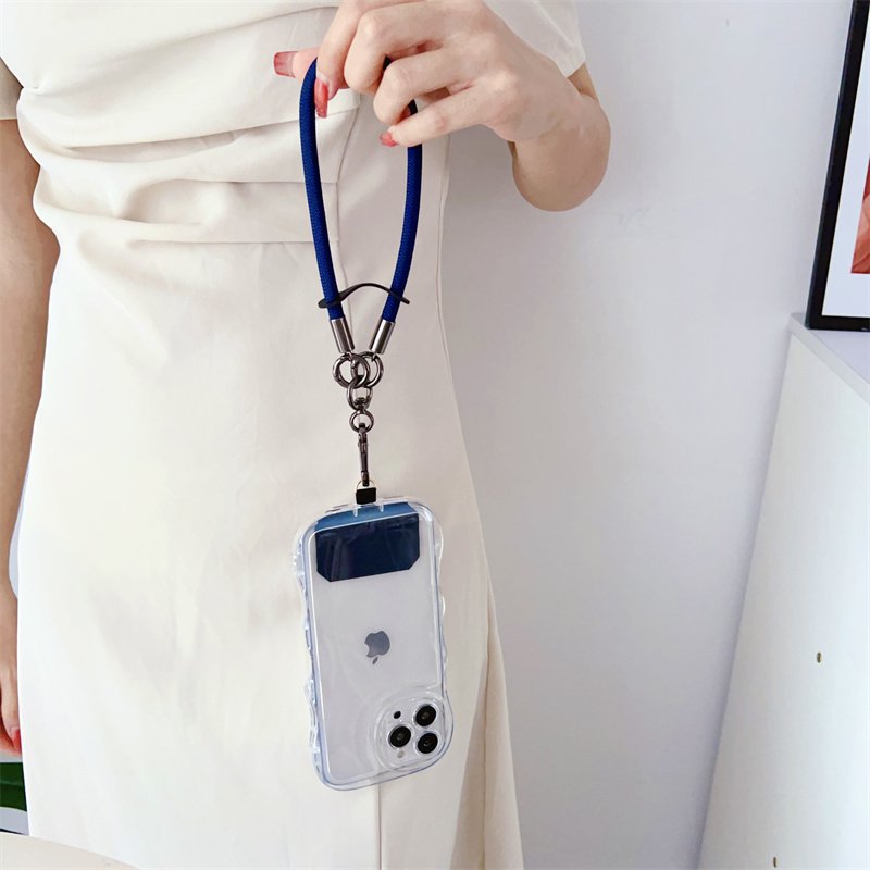 Universal mobile phone lanyard short wristlet strap rope keychain for smartphone