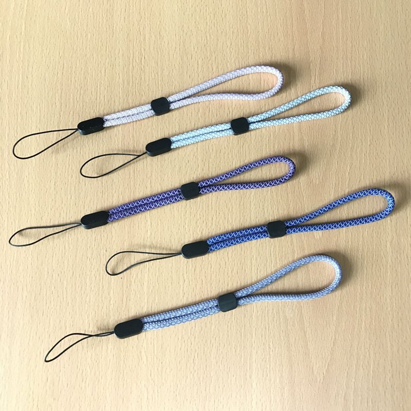 Custom printed reflective lanyard luminous braid universal mobile phone lanyard polyester custom polyester neck lanyard