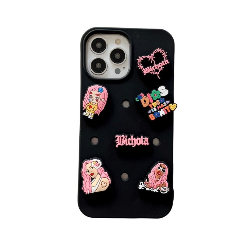 High quality Cartoon Girl Silicone accessory case for iphone15promax 14pro 14 13pro 13 11 X XR X