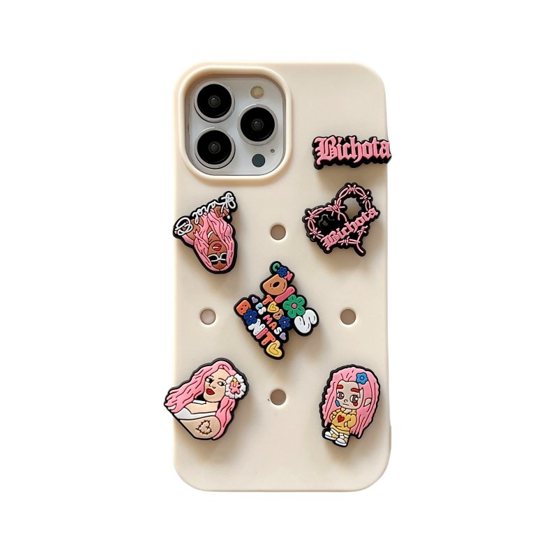 High quality Cartoon Girl Silicone accessory case for iphone15promax 14pro 14 13pro 13 11 X XR X